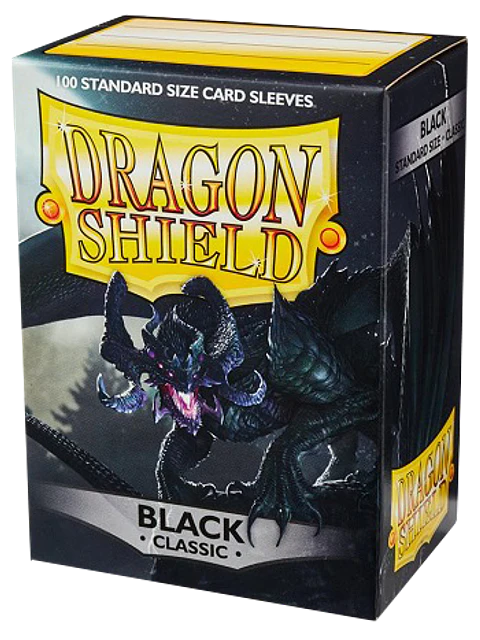 Protectores Dragon Shield Classic: Negro - Black (x100)