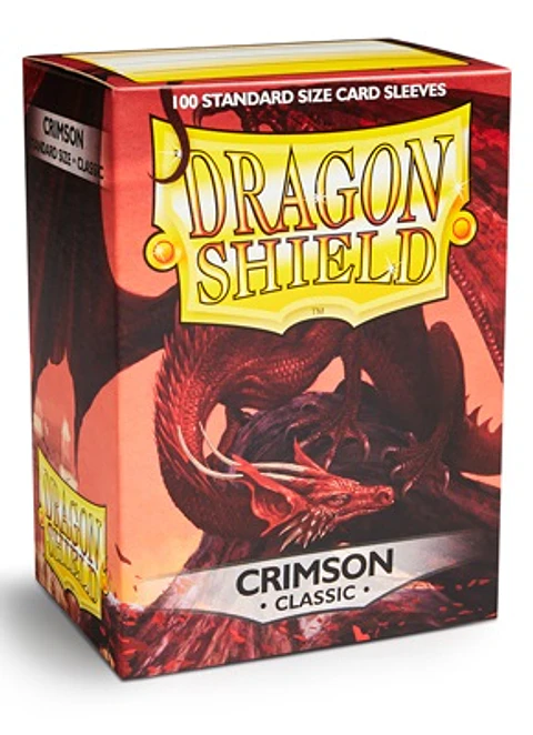 Protectores Dragon Shield Classic- Carmesí­ (x100)