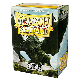 Protectores Dragon Shield Classic: Verde - Green (x100)