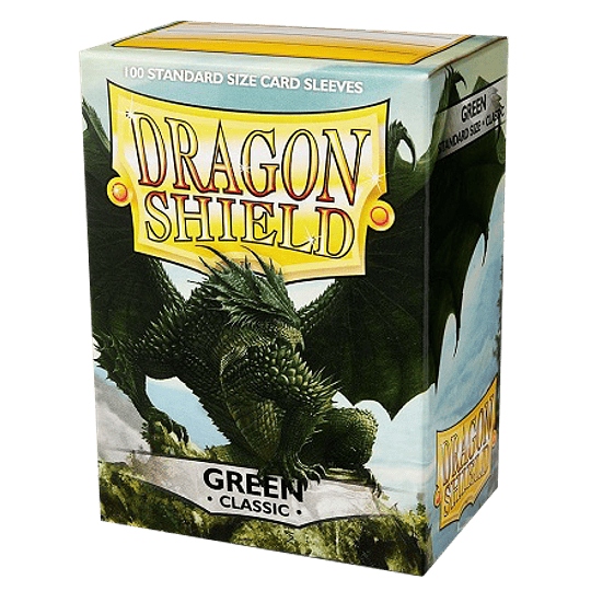 Protectores Dragon Shield Classic: Verde - Green (x100)