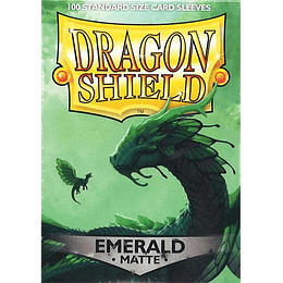 Protectores Dragon Shield Matte - Emerald (x100)