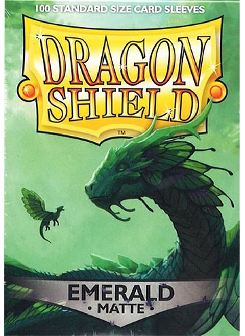 Protectores Dragon Shield Matte - Emerald (x100)
