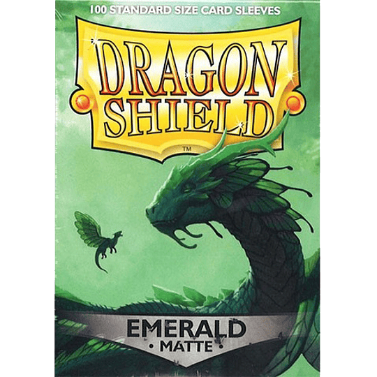 Protectores Dragon Shield Matte - Emerald (x100)