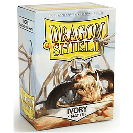 Protectores Dragon Shield Matte - Ivory - Marfil (x100)