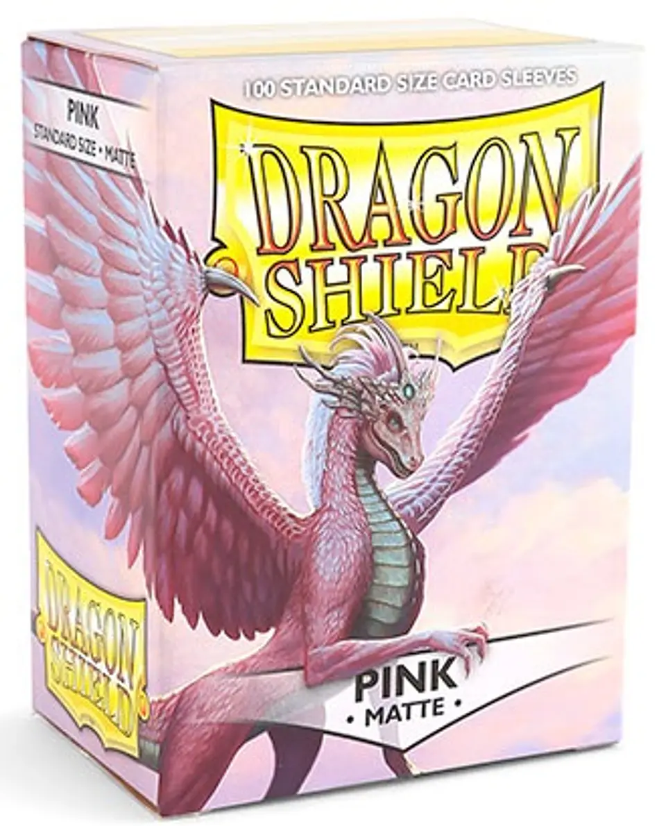 Protectores Dragon Shield Matte - Rosado (x100) 1