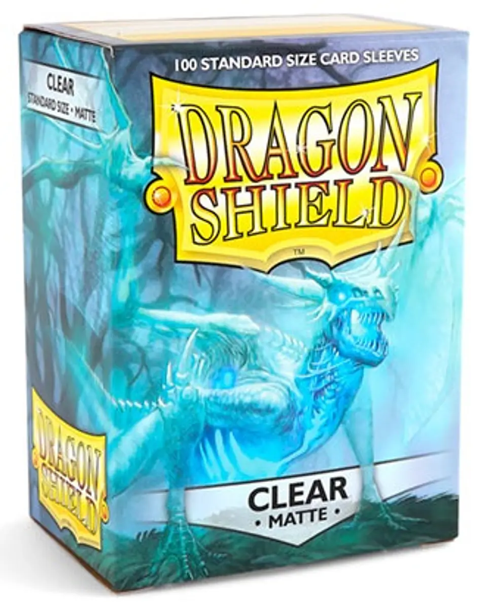 Protectores Dragon Shield Matte - Transparente (x100) 1