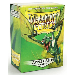 Protectores Dragon Shield Matte - Verde Manzana (x100)