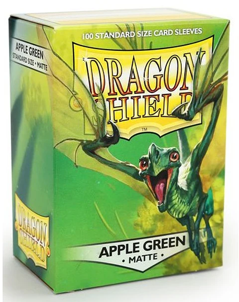 Protectores Dragon Shield Matte - Verde Manzana (x100)