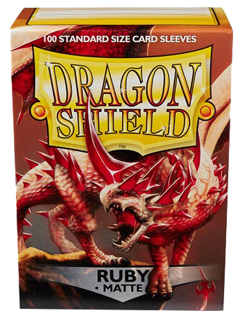 Protectores Dragon Shield Matte - Ruby (x100)