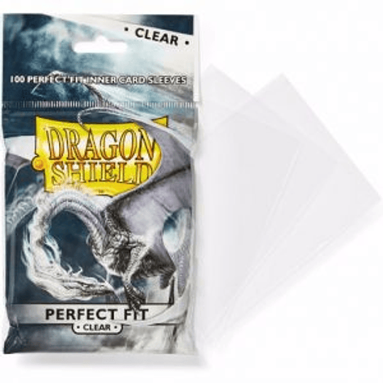 Protectores Dragon Shield Perfect Fit - Transparente (x100)