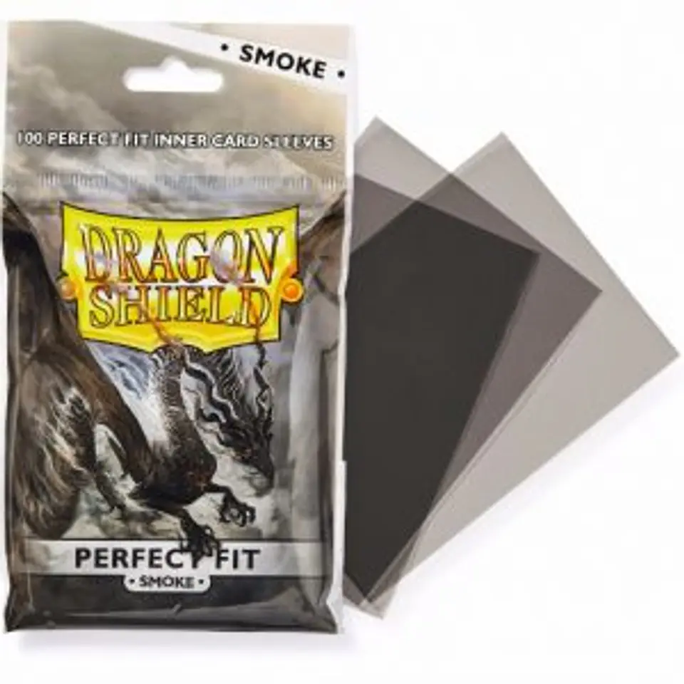 Protectores Dragon Shield Perfect Fit - Smoke (x100) 1