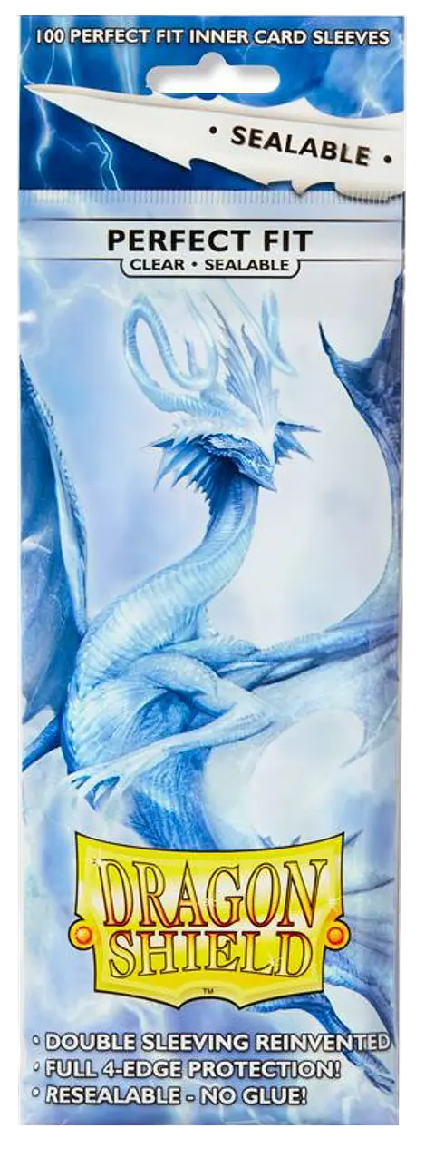 Protectores Dragon Shield Perfect Fit - Clear Sealable (x100)
