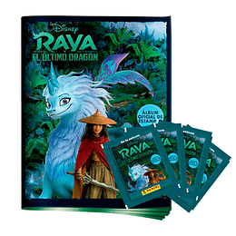 Álbum Raya y el Último Dragón + 25 sobres