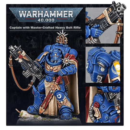 Space Marines: Captain with Master-Crafted Heavy Bolt Rifle