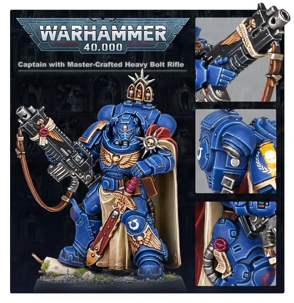 Space Marines: Captain with Master-Crafted Heavy Bolt Rifle 3