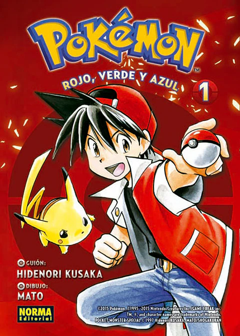 Pokémon N°01: Rojo, Verde y Azul 1