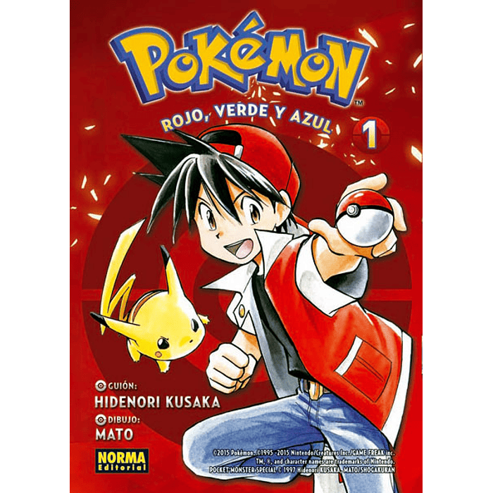 Pokémon N°01: Rojo, Verde y Azul 1