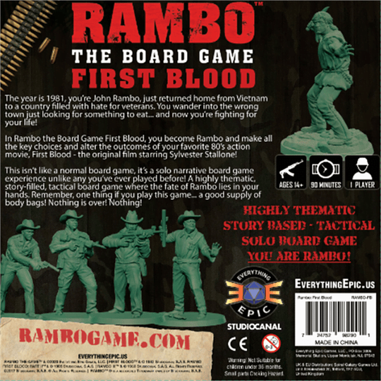  Rambo the Board Game: First Blood (Inglés)