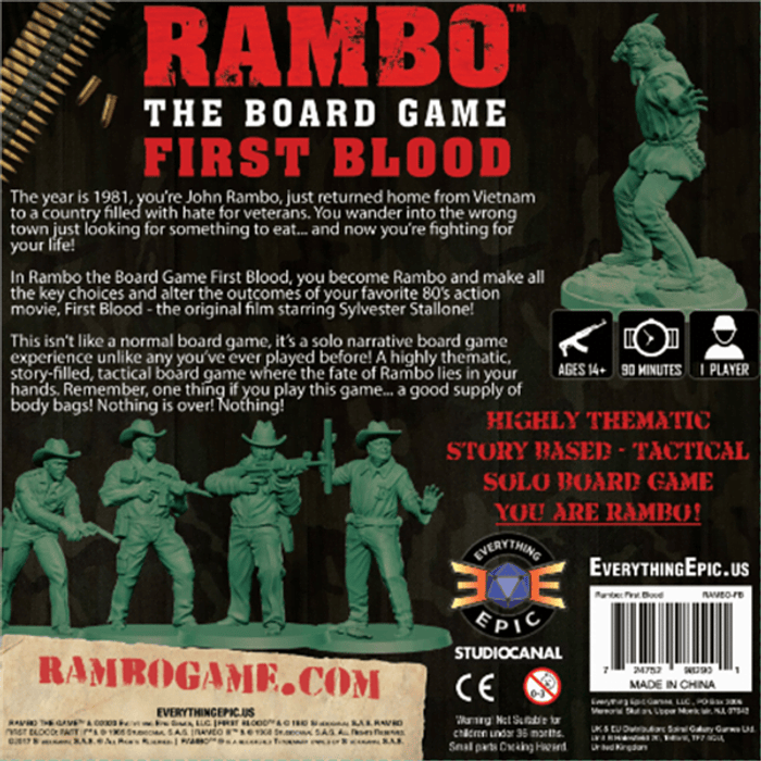  Rambo the Board Game: First Blood (Inglés) 2