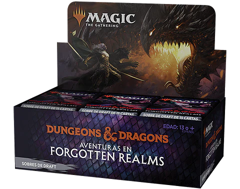 Caja de Sobres D&D Adventures in the Forgotten Realms (Español)