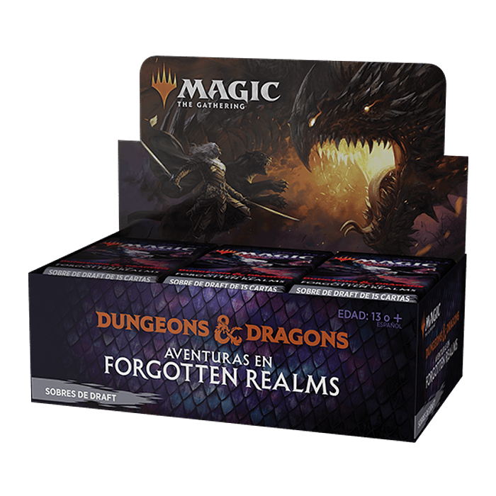 Caja de Sobres D&D Adventures in the Forgotten Realms (Español)