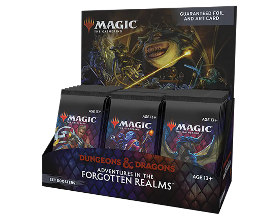 Caja de Set Booster D&D Adventures in the Forgotten Realms 1