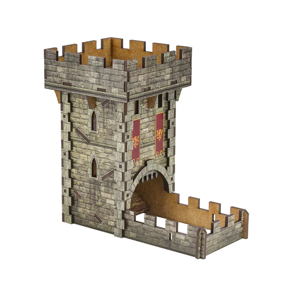 Qworkshop Color Dice Tower - Medieval 1