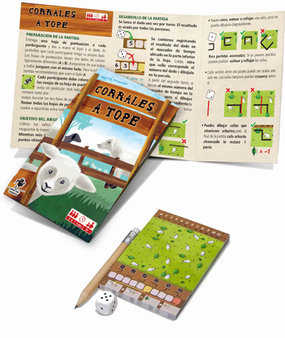 Corrales a Tope (Colección mini juegos) - Juego de mesa (Español) 2