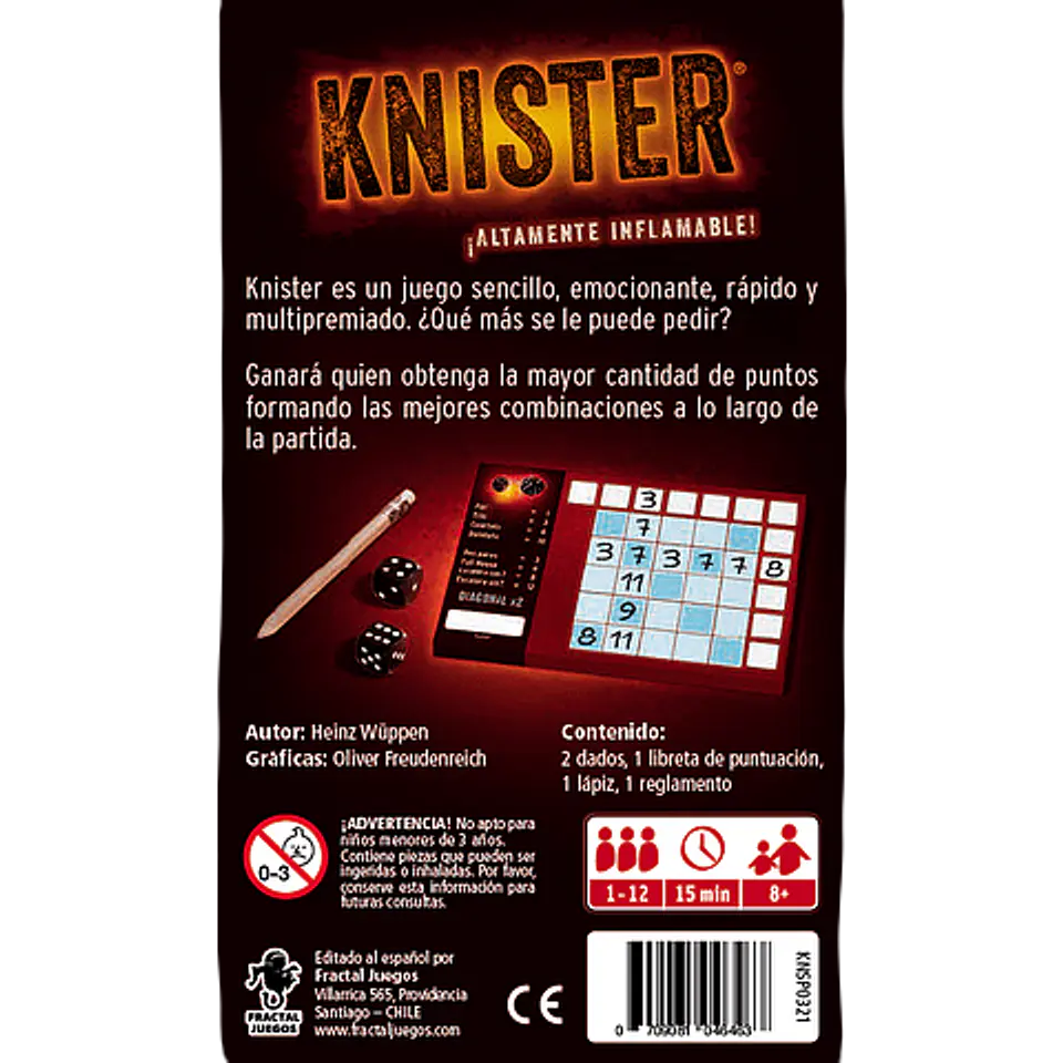 Knister (Colección mini juegos) - Juego de Mesa (Español) 2