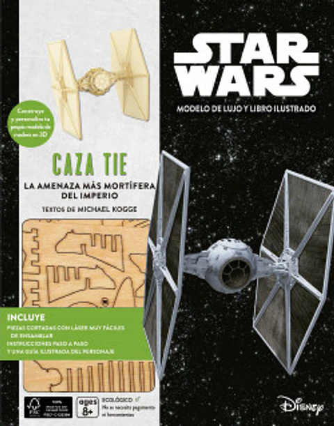 Kit Caza TIE. La amenaza más mortífera del Imperio (Modelo de lujo y Libro ilustrado)