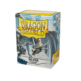 Protectores Dragon Shield Classic: Plateado - Silver (x100)