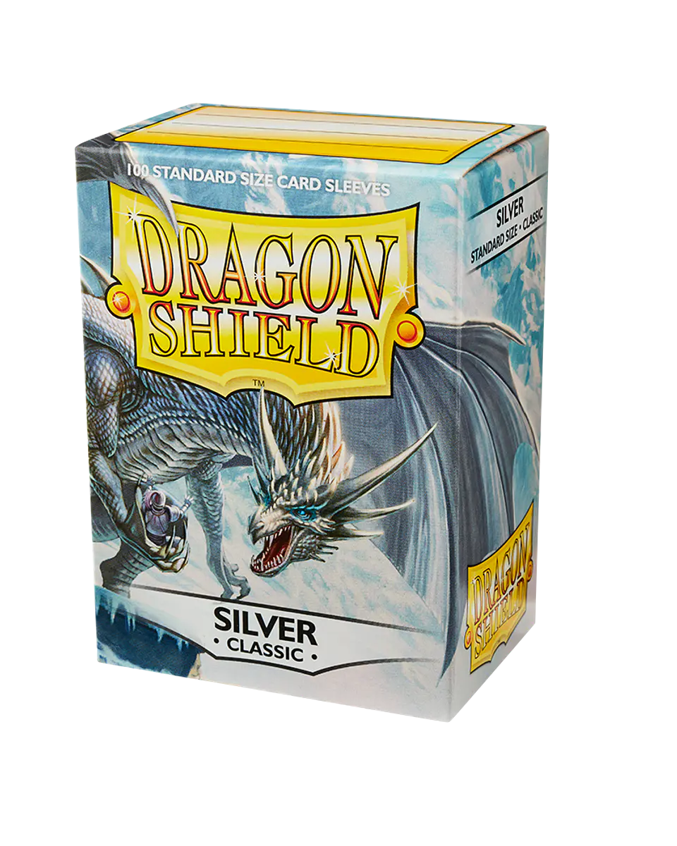 Protectores Dragon Shield Classic: Plateado - Silver (x100) 1