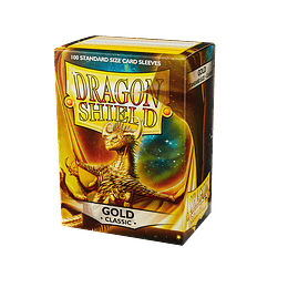 Protectores Dragon Shield Classic - Dorado - Gold (x100)