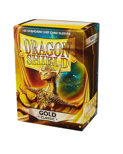Protectores Dragon Shield Classic - Dorado - Gold (x100)