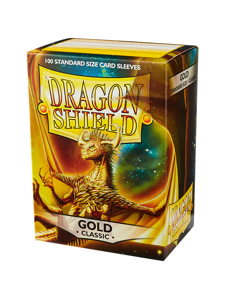 Protectores Dragon Shield Classic - Dorado - Gold (x100) 1
