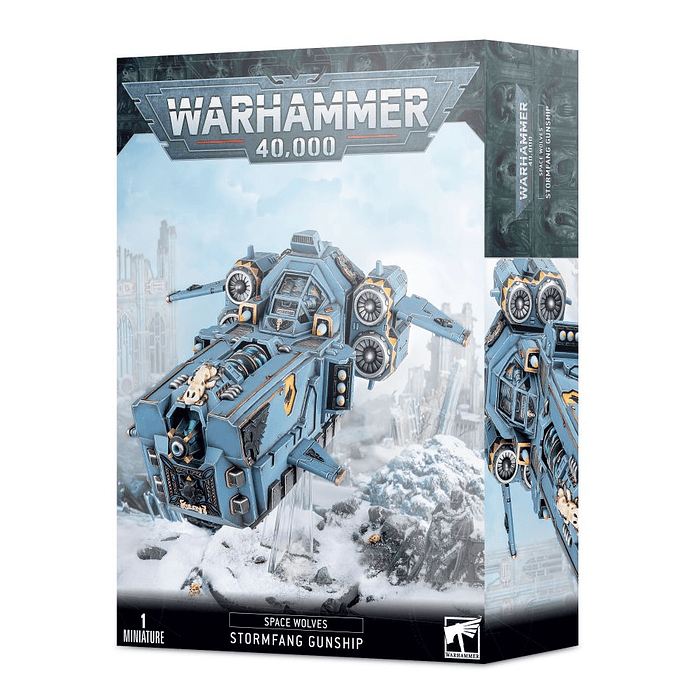 Space Wolves: Stormfang Gunship - Cañonera Stormfang 1