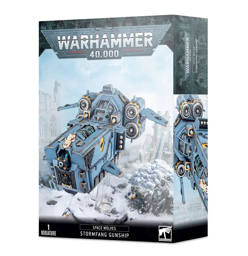Space Wolves: Stormfang Gunship - Cañonera Stormfang 1