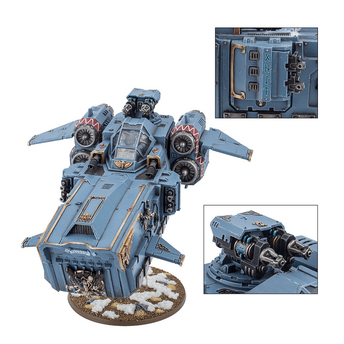 Space Wolves: Stormfang Gunship - Cañonera Stormfang 4