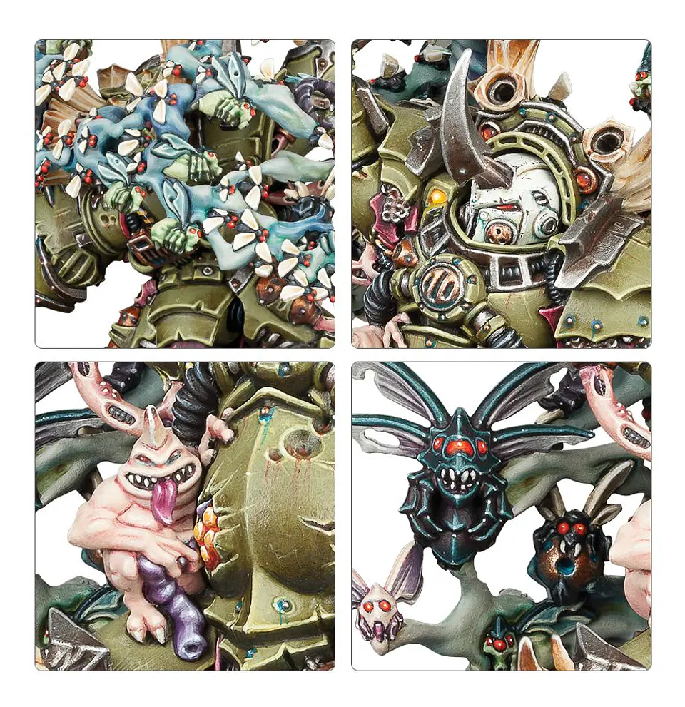 Death Guard: Typhus Herald of the Plague God - Heraldo del Dios de la Plaga 3