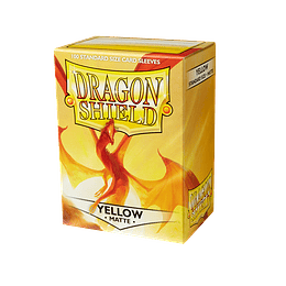Protectores Dragon Shield Matte - Amarillo (x100)