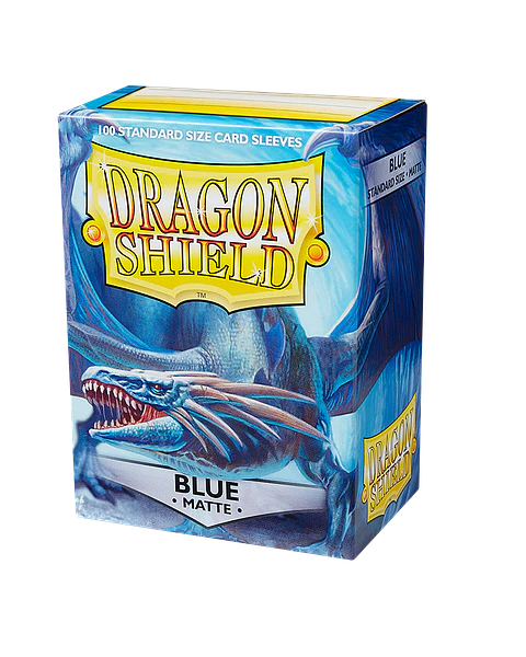 Protectores Dragon Shield Matte: Azul - Blue (x100)