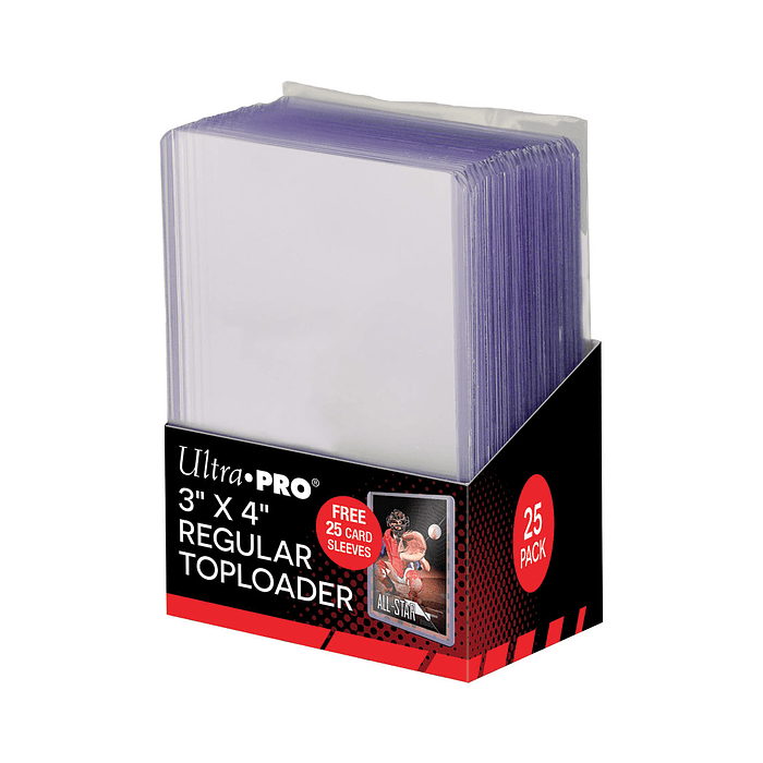 Toploaders Ultra-Pro - Regular 3'' x 4'' (x25) + 25 protectores