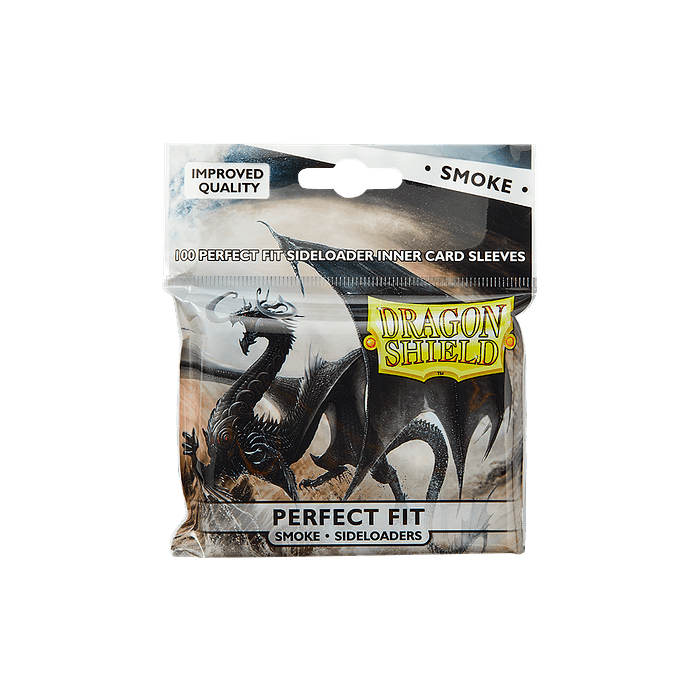 Protectores Dragon Shield Perfect Fit - Carga Lateral Smoke (x100) 1