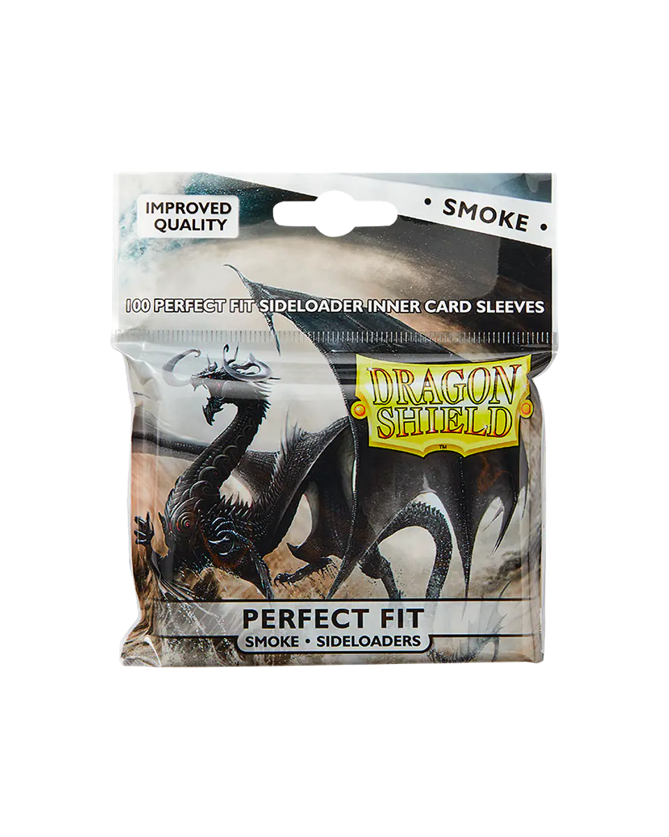 Protectores Dragon Shield Perfect Fit - Carga Lateral Smoke (x100) 1