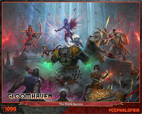 Puzzle: Gloomhaven- The Black Barrow (1000 piezas)