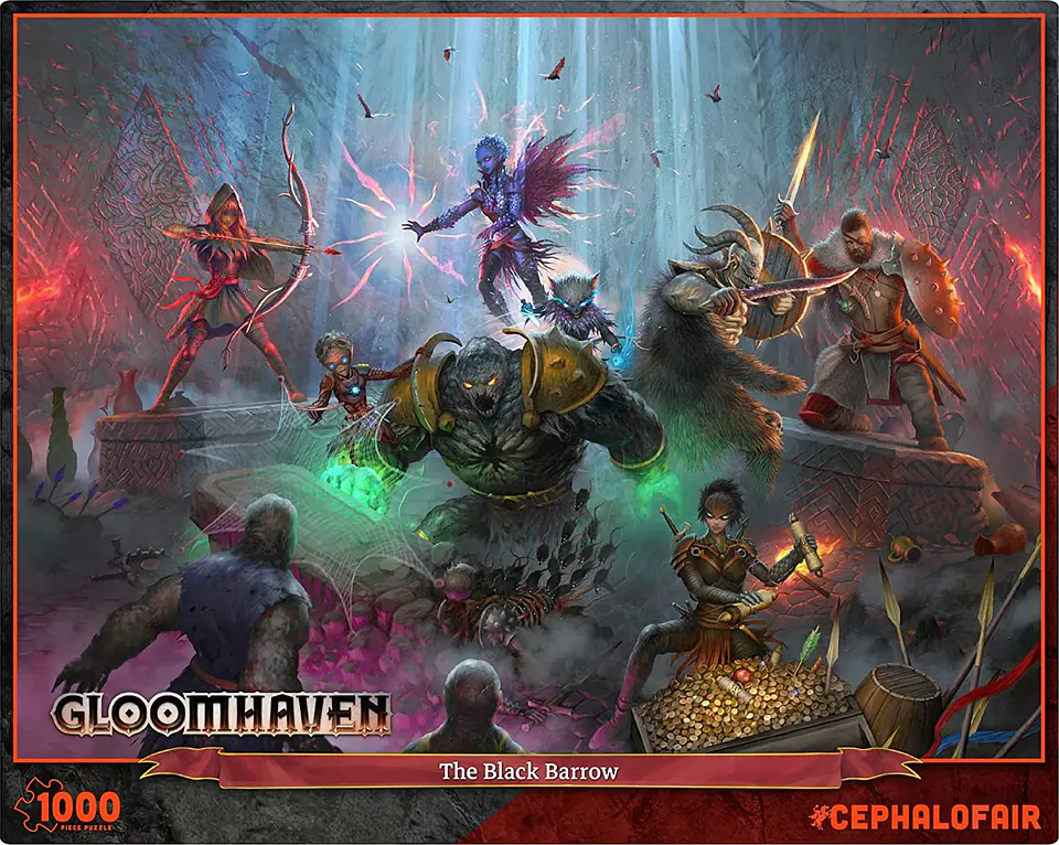 Puzzle: Gloomhaven- The Black Barrow (1000 piezas) 1