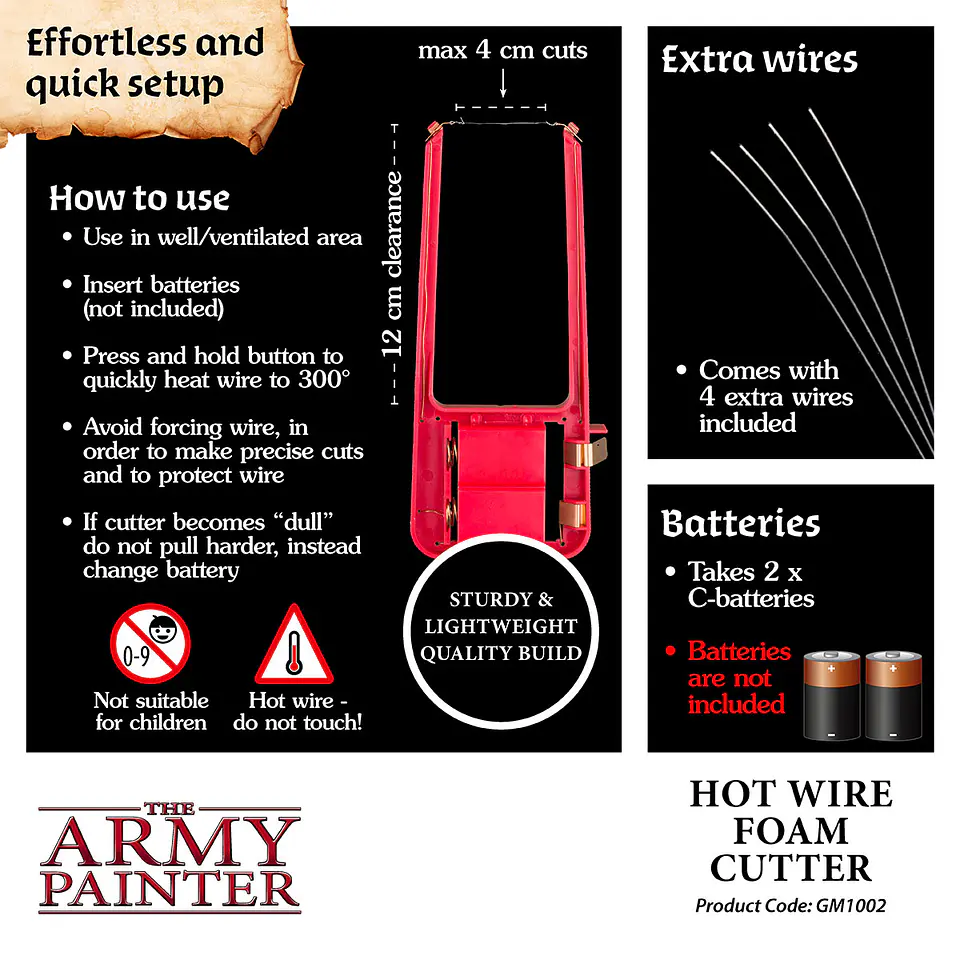 GameMaster: Hot Wire Foam Cutter (Cortador de espuma caliente) 4