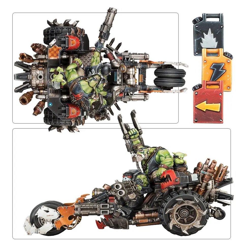 Orks: Deffkilla Wartrike - Deztroziklo 3