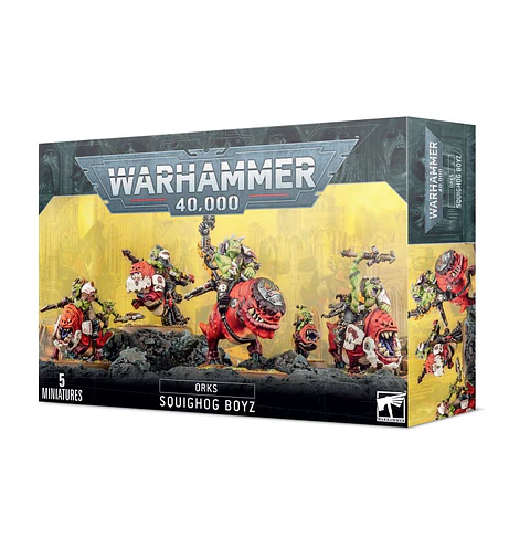 Orks: Squighog Boyz - Guerreroz en garrapatocino