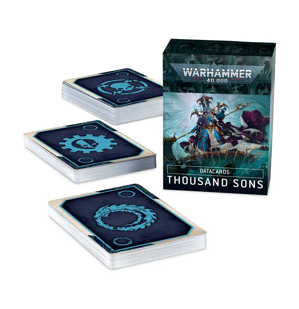 Thousand Sons: Datacards - Tarjetas de datos - 9ª Edición (Español) 2